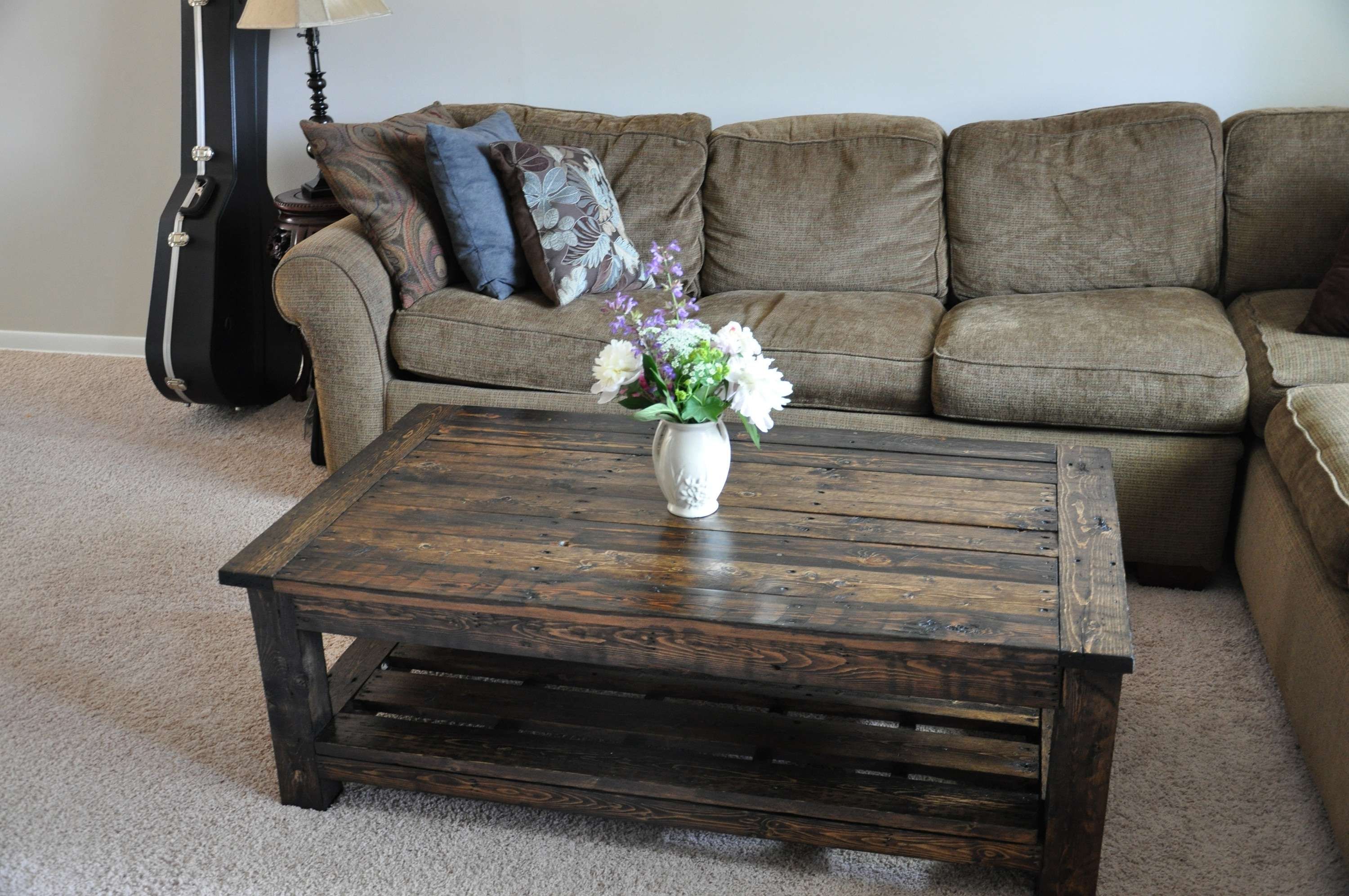 Coffee Table: Awesome Dark Wood Coffee Table Set Dark Wood Square For Best And Newest Square Dark Wood Coffee Table (Gallery 20 of 20)