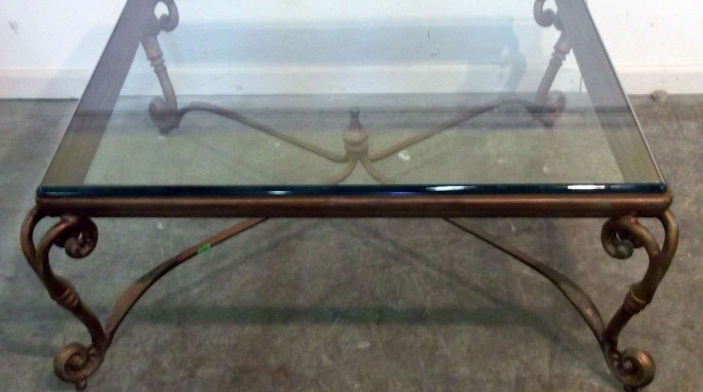Coffee Table : Best Glass Top Coffee Tables With Wood Base With Within Fashionable Bronze Coffee Table Glass Top (View 11 of 20)
