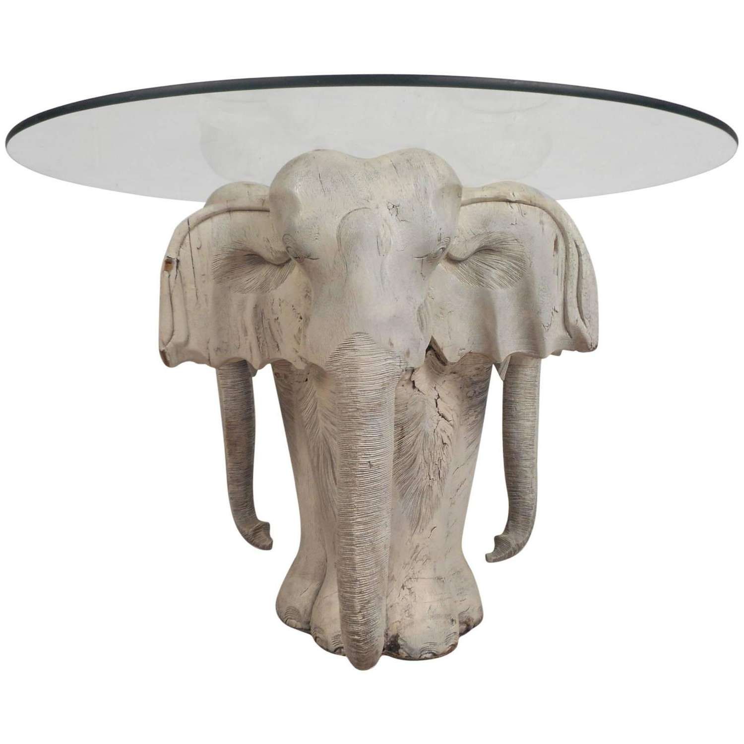 Coffee Table : Elephant Coffee Tables With Glass Tops Table Base With Regard To Popular Elephant Coffee Tables With Glass Top (Gallery 19 of 20)