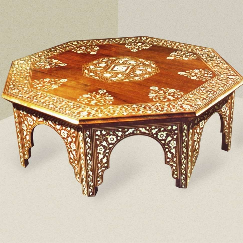 Coffee Table : Wonderful Moroccan Coffee Table Photos Designase Inside Recent Ethnic Coffee Tables (Gallery 3 of 20)