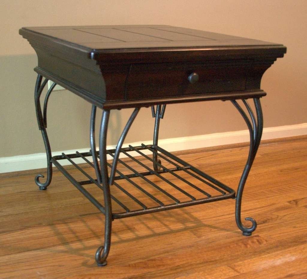 Coffee Table Wrought Iron And Glass Coffee Table Sets Square Wood Intended For Current Square Large Coffee Tables (Gallery 19 of 20)