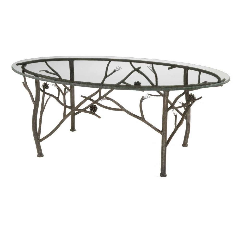 Coffee Tables : Amazing Metal Coffee Table Base Only Round Inside For Most Current Glass And Black Metal Coffee Table (View 11 of 20)