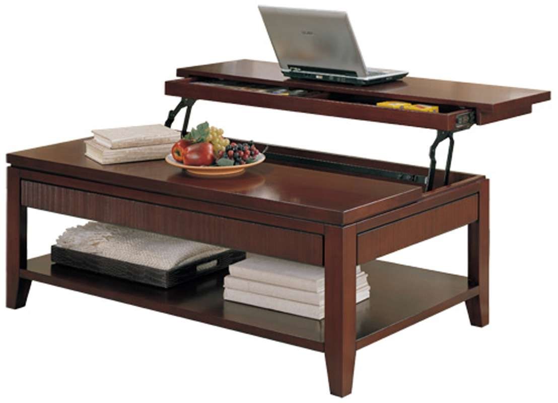 Coffee Tables : Lift Top Coffee Tables With Storage Flip Table Intended For Popular Coffee Tables With Raisable Top (View 6 of 20)