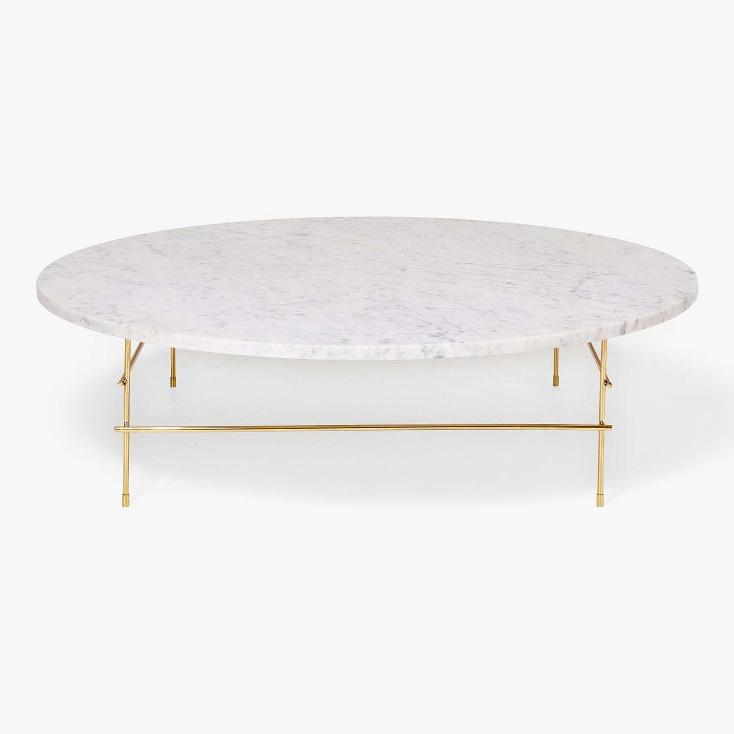 Coffee Tables : Oval White Coffee Table Round Tables Marble Intended For Most Current Oval White Coffee Tables (View 7 of 20)