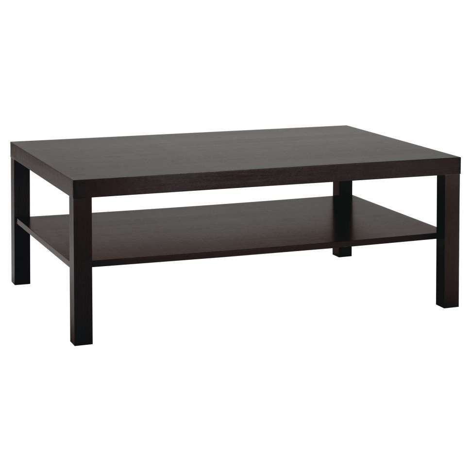 Coffee Tables : Square Coffee Table Ikea Lack Black Brown Entrance Inside Favorite Dark Wood Square Coffee Tables (View 16 of 20)