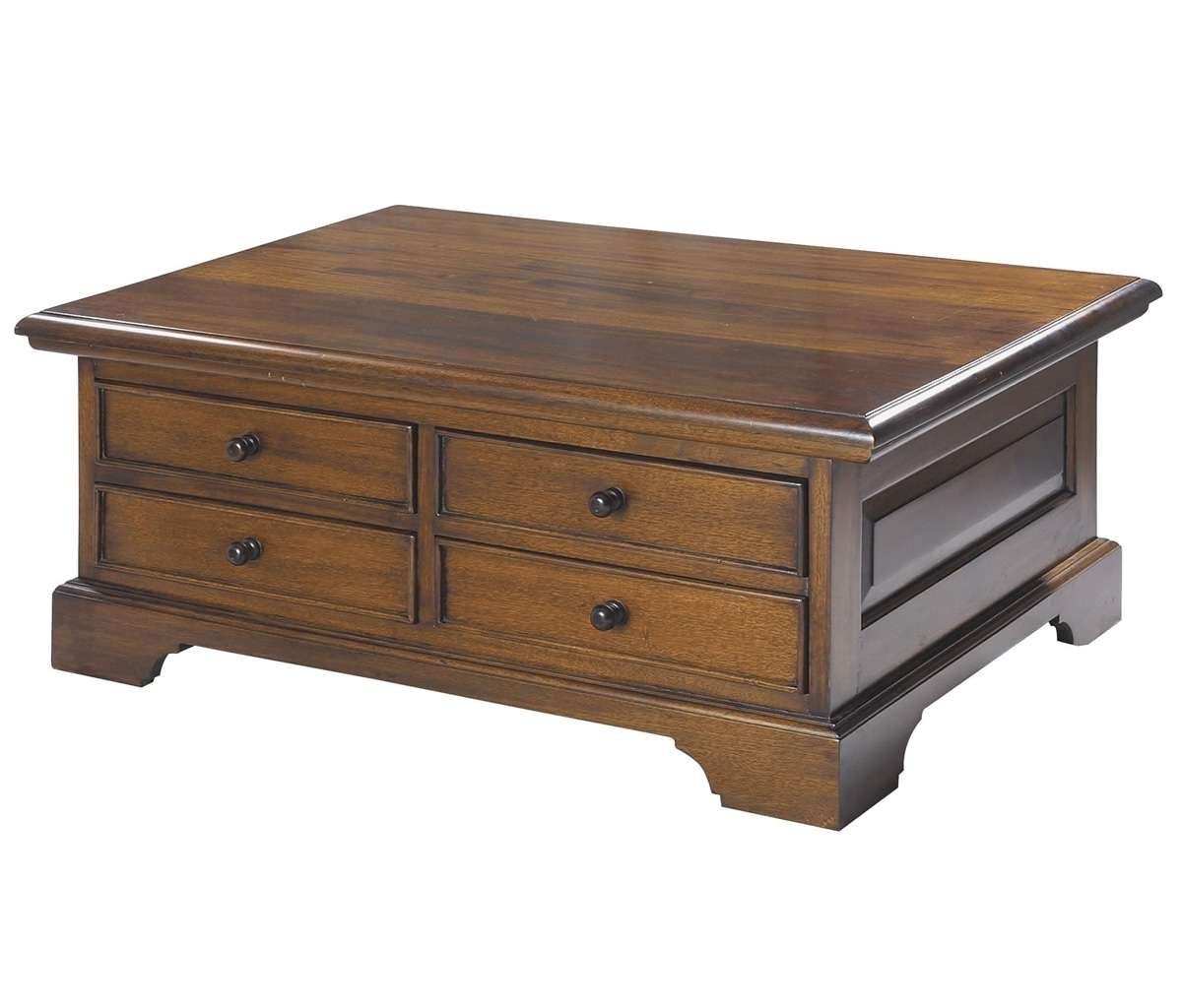 Coffee Tables : Square Coffee Table With Storage Ottoman Drawers With Regard To Well Known Oak Coffee Tables With Storage (Gallery 19 of 20)