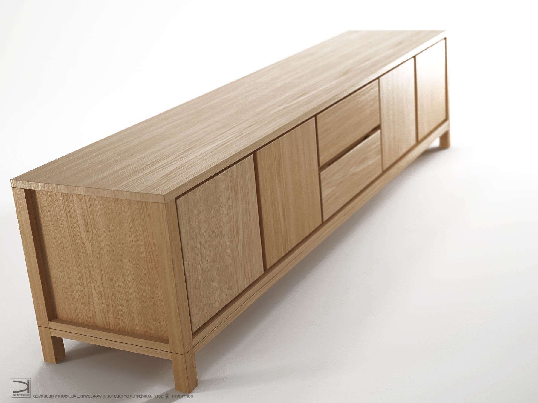Contemporary Sideboard / Oak / Walnut / Solid Wood – Solid – Karpenter With Regard To Real Wood Sideboards (View 16 of 20)