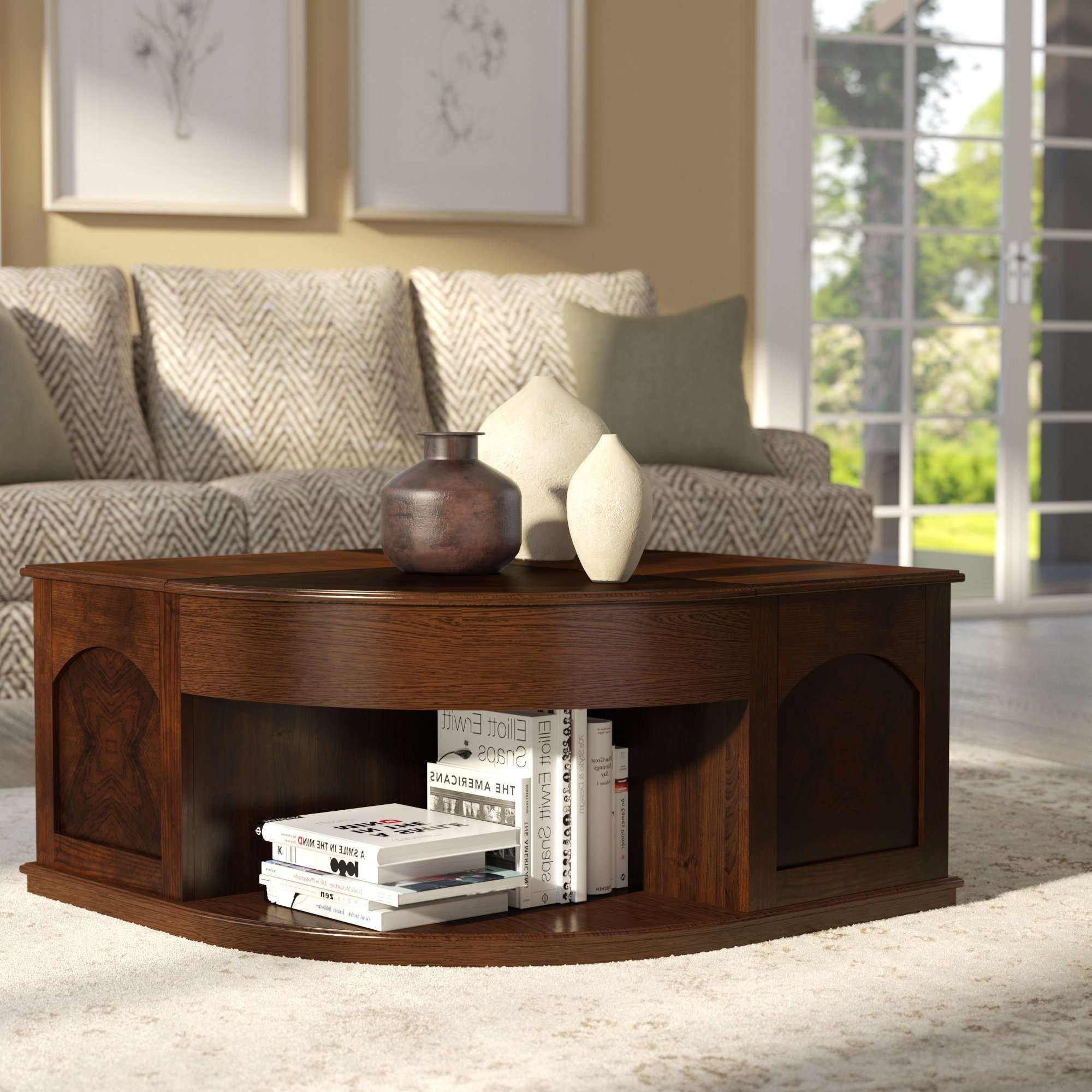 Darby Home Co Wilhoite Double Lift Top Coffee Table & Reviews Within Best And Newest Lift Top Coffee Tables (View 15 of 20)