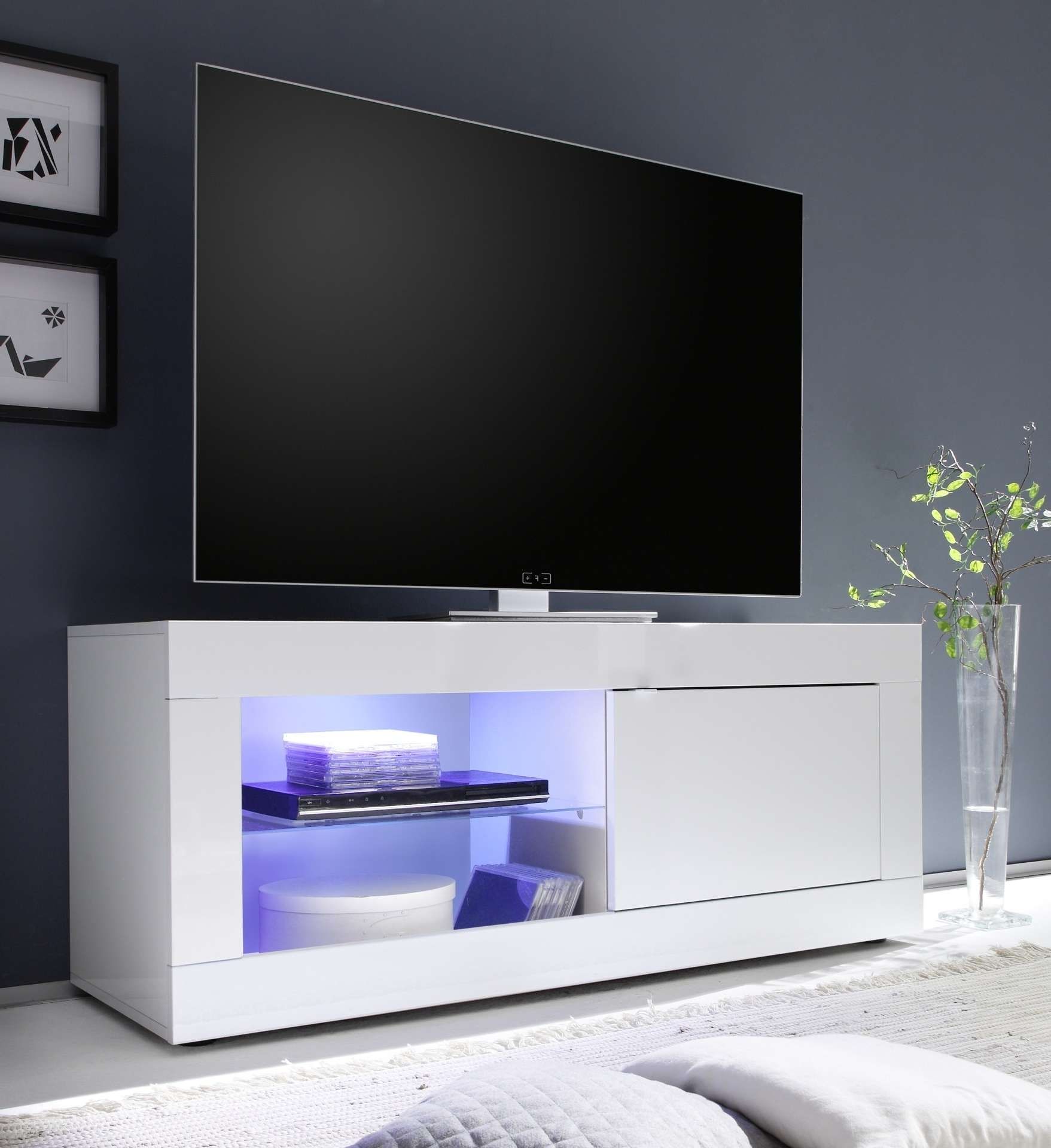 Dolcevita Gloss Tv Stand – Tv Stands – Sena Home Furniture Inside Gloss White Tv Cabinets (View 1 of 20)