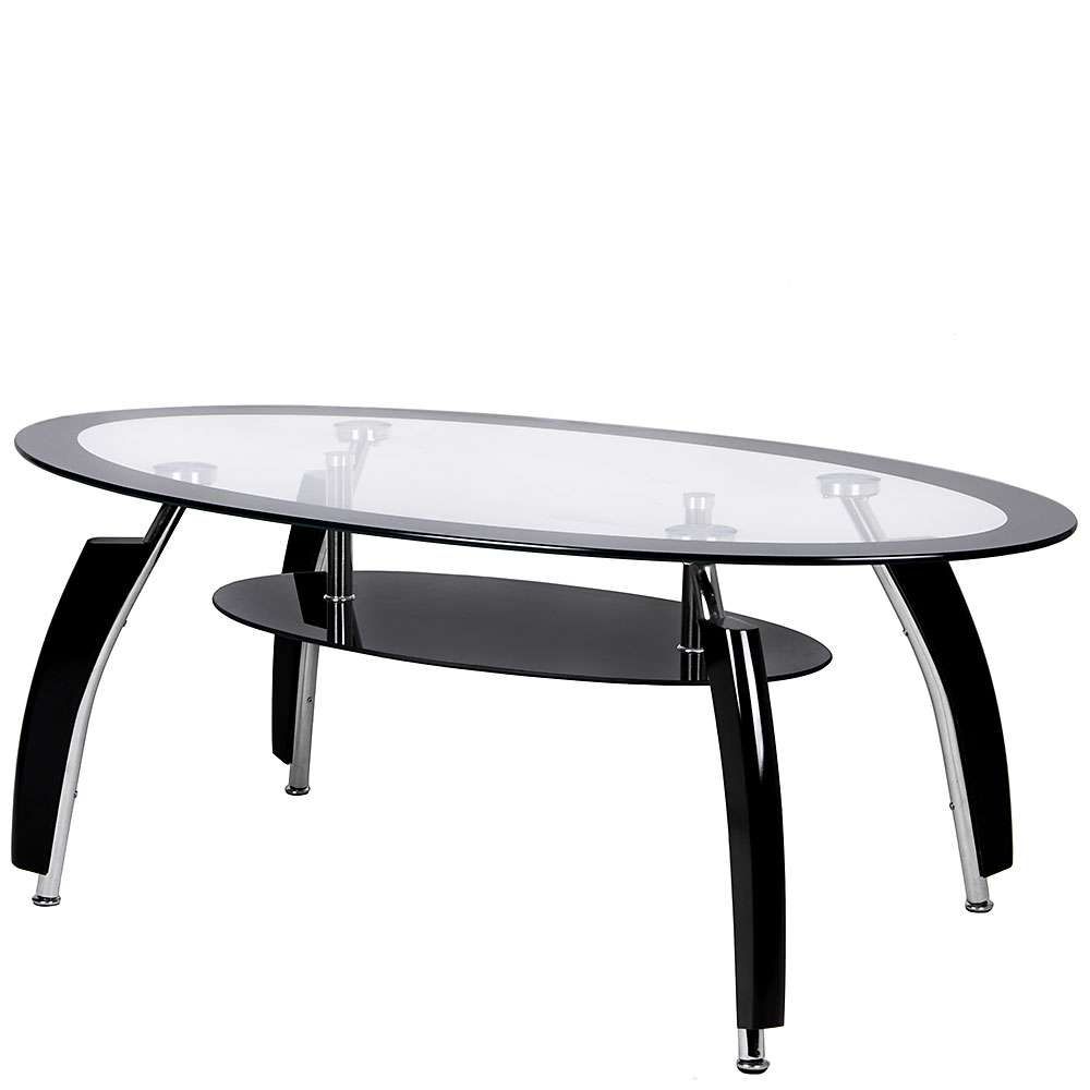 Elena Coffee Table, Black And Clear – Lassic – Everything For Your With Well Known Elena Coffee Tables (View 9 of 20)