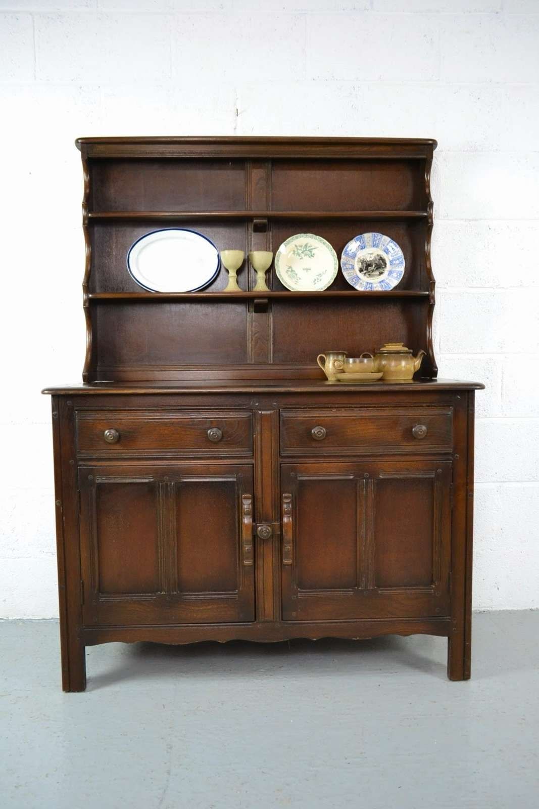 Ercol Kitchen Dresser Throughout Second Hand Dressers And Sideboards (View 14 of 20)