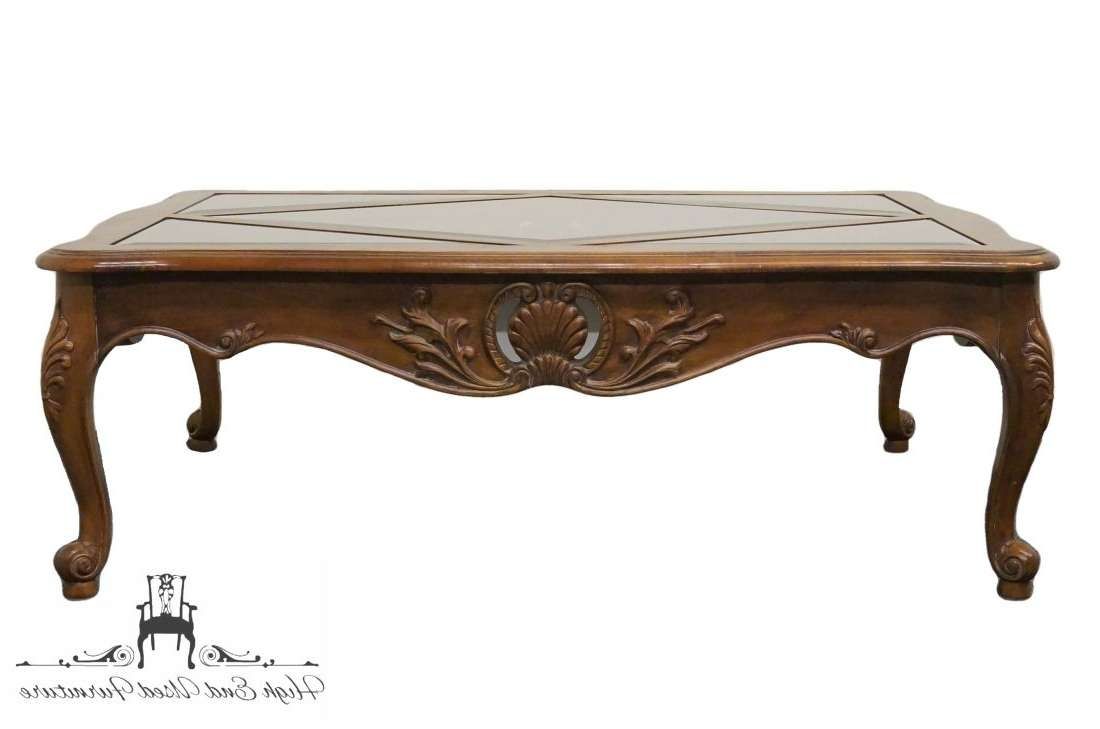 Ethan Allen Country French 50″ Coffee Table (View 10 of 20)