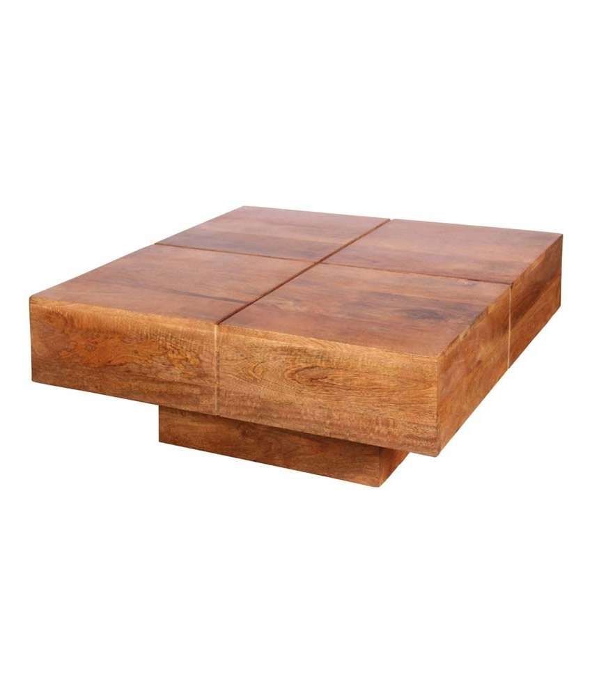 Ethnic Handicrafts Solid Wood Coffee Table In Brown – Buy Ethnic Intended For Favorite Ethnic Coffee Tables (View 13 of 20)