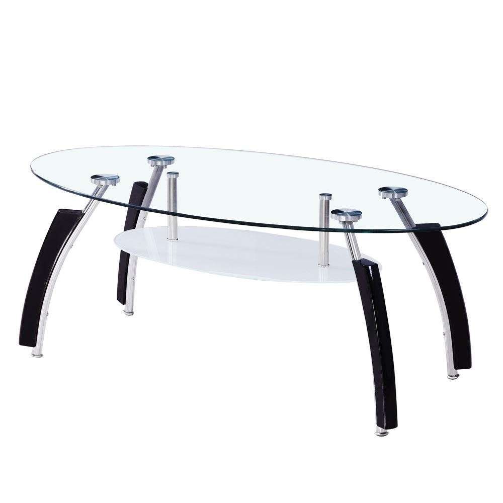 Famous Range Coffee Tables Regarding Coffee Tables Cara Elena Elise Glass Top Stainless Steel Modern (View 18 of 20)