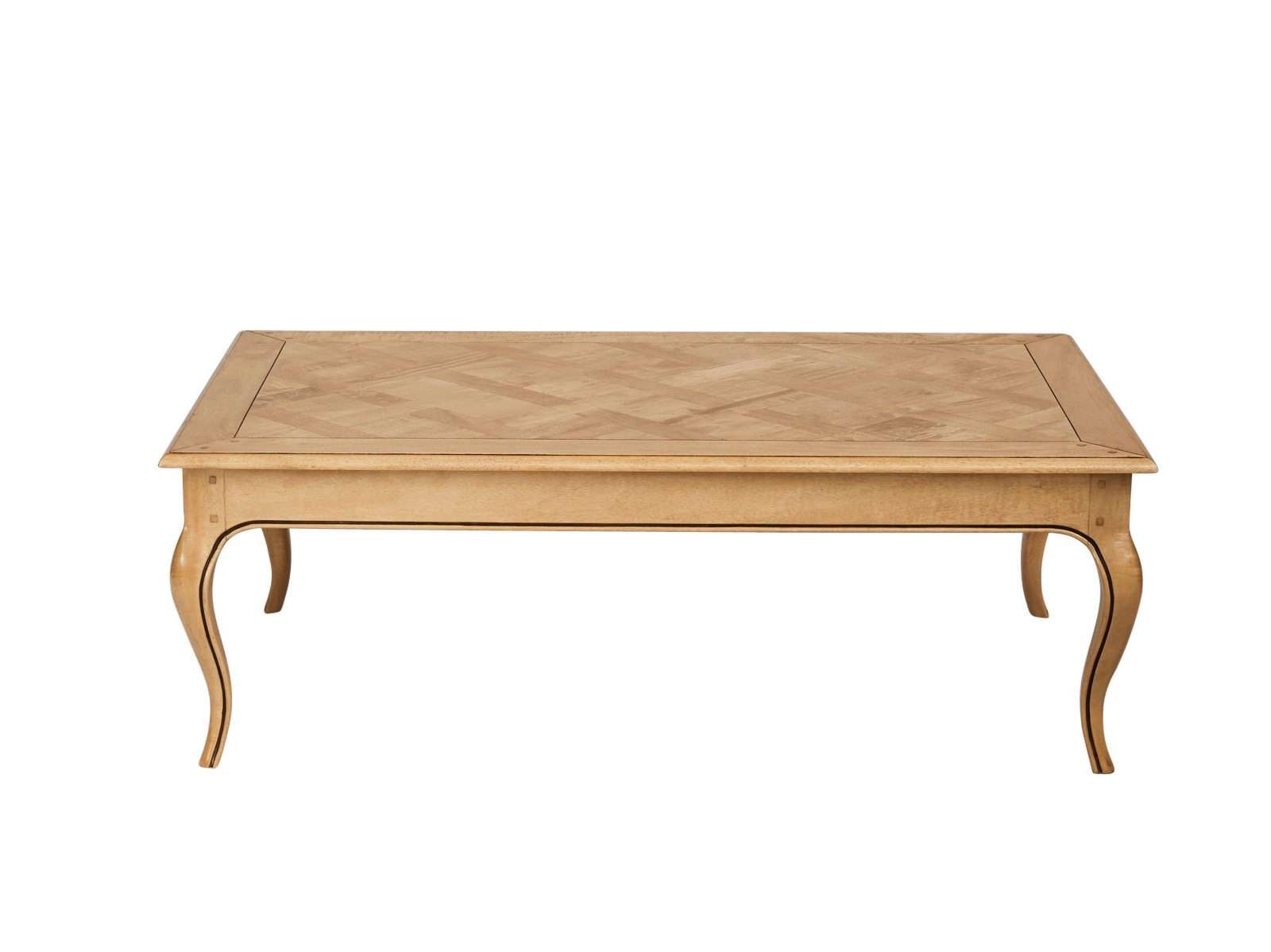 French Provincial Style Blonde Wood Coffee Table (lb9) – French Inside Well Liked French Style Coffee Tables (Gallery 20 of 20)