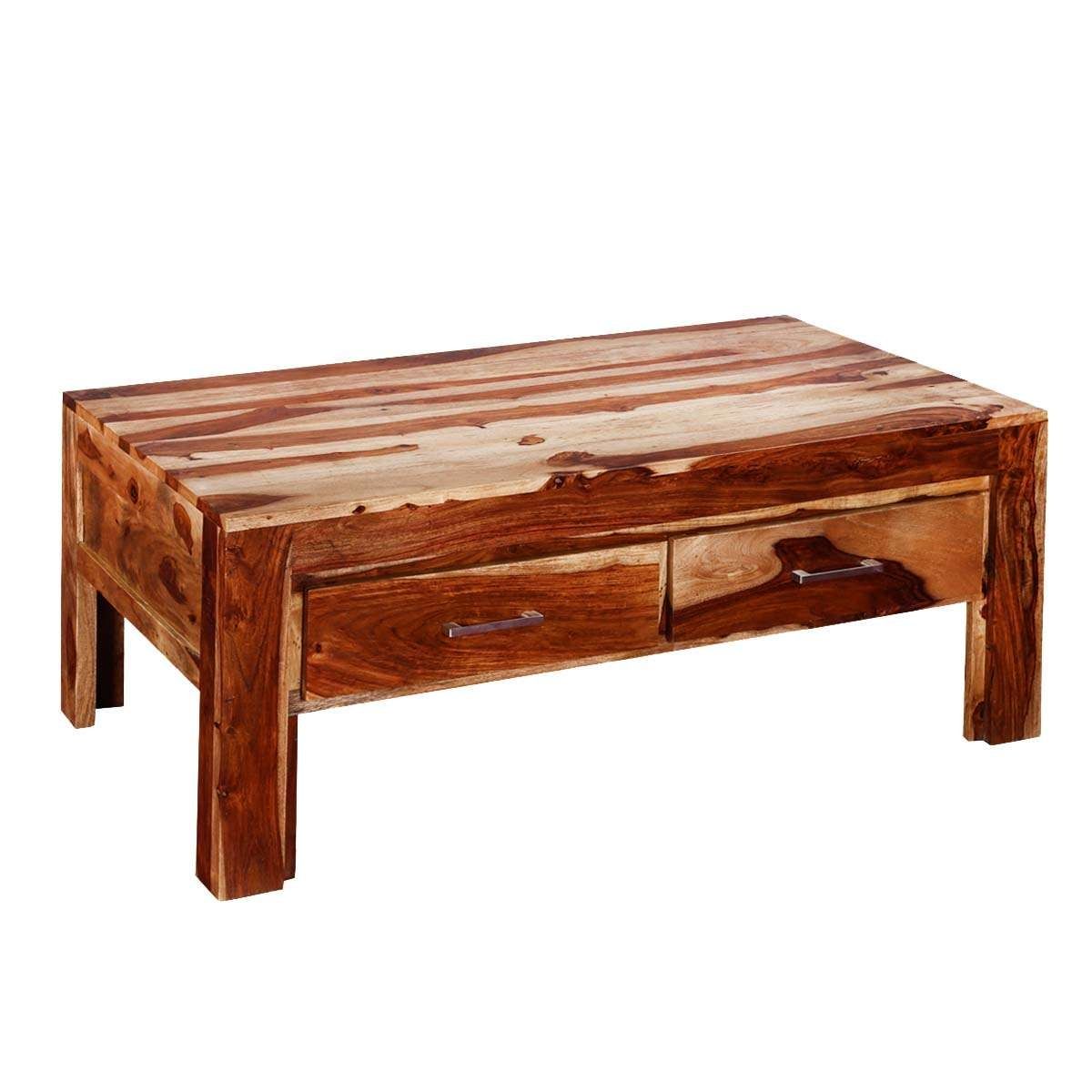 Frontier Indian Rosewood 45” Coffee Table W Drawers For Current Indian Coffee Tables (View 10 of 20)