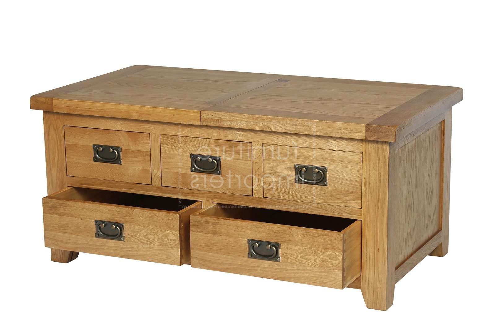 Furniture Importers Throughout Favorite Oak Coffee Table With Drawers (Gallery 20 of 20)