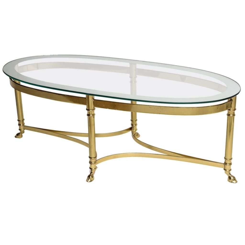 Gorgeous Oval Glass Coffee Table As Contemporary Furniture – Ruchi With Regard To Most Popular Oval Glass Coffee Tables (View 13 of 20)