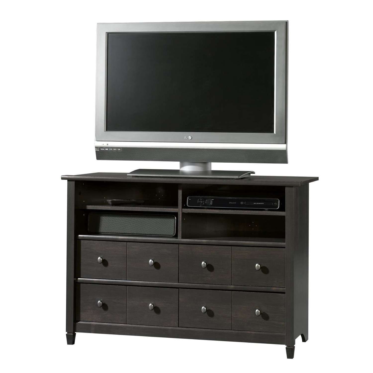 Guide To Black Tv Stand | Studiopsis Throughout Black Tv Cabinets With Drawers (View 10 of 20)