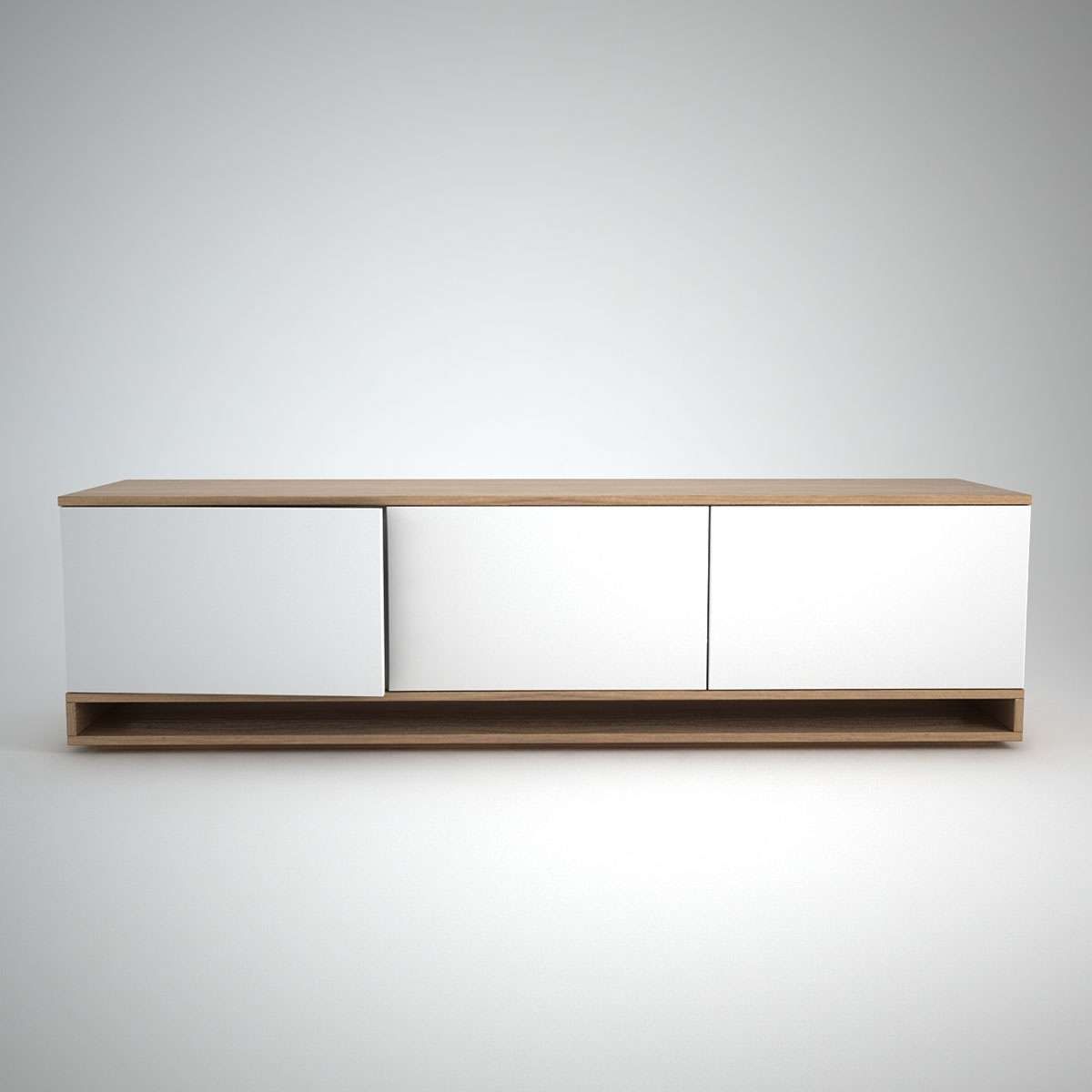 Harlem Low Sideboard (3) White – Join Furniture Regarding Small Low Sideboards (View 3 of 20)