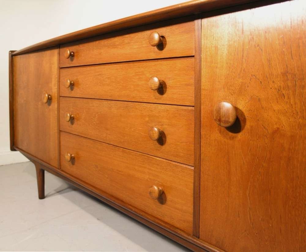 Hayloft Mid Century Younger Sideboard Teak And Afromosia John Herbert Pertaining To A Younger Sideboards (View 8 of 20)