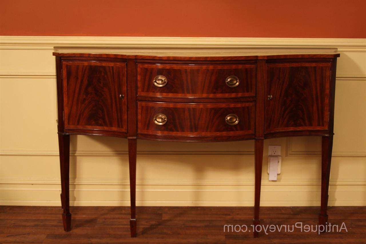 Hepplewhite Or Federal Sideboard, High End Furniture Inside Mahogany Sideboards Buffets (View 5 of 20)