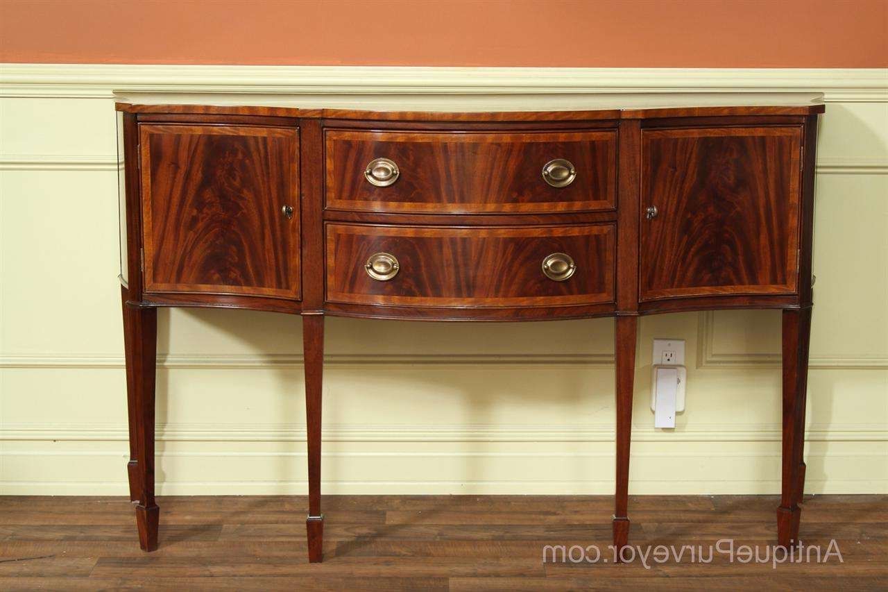 Hepplewhite Or Federal Sideboard, High End Furniture Inside Mahogany Sideboards Buffets (View 2 of 20)