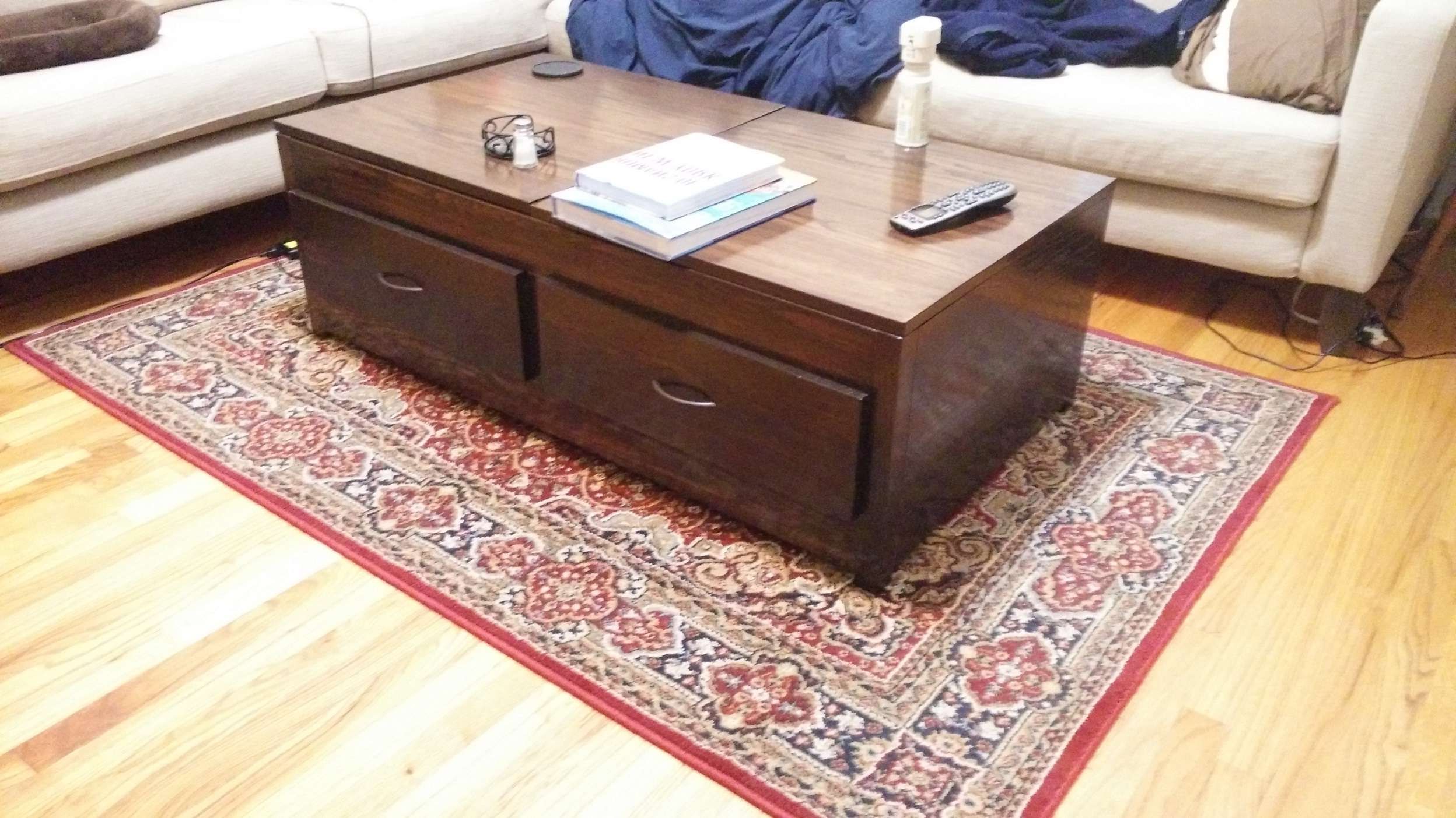 Lift Top Coffee Table – Diy Projects Pertaining To Trendy Hinged Top Coffee Tables (View 12 of 20)