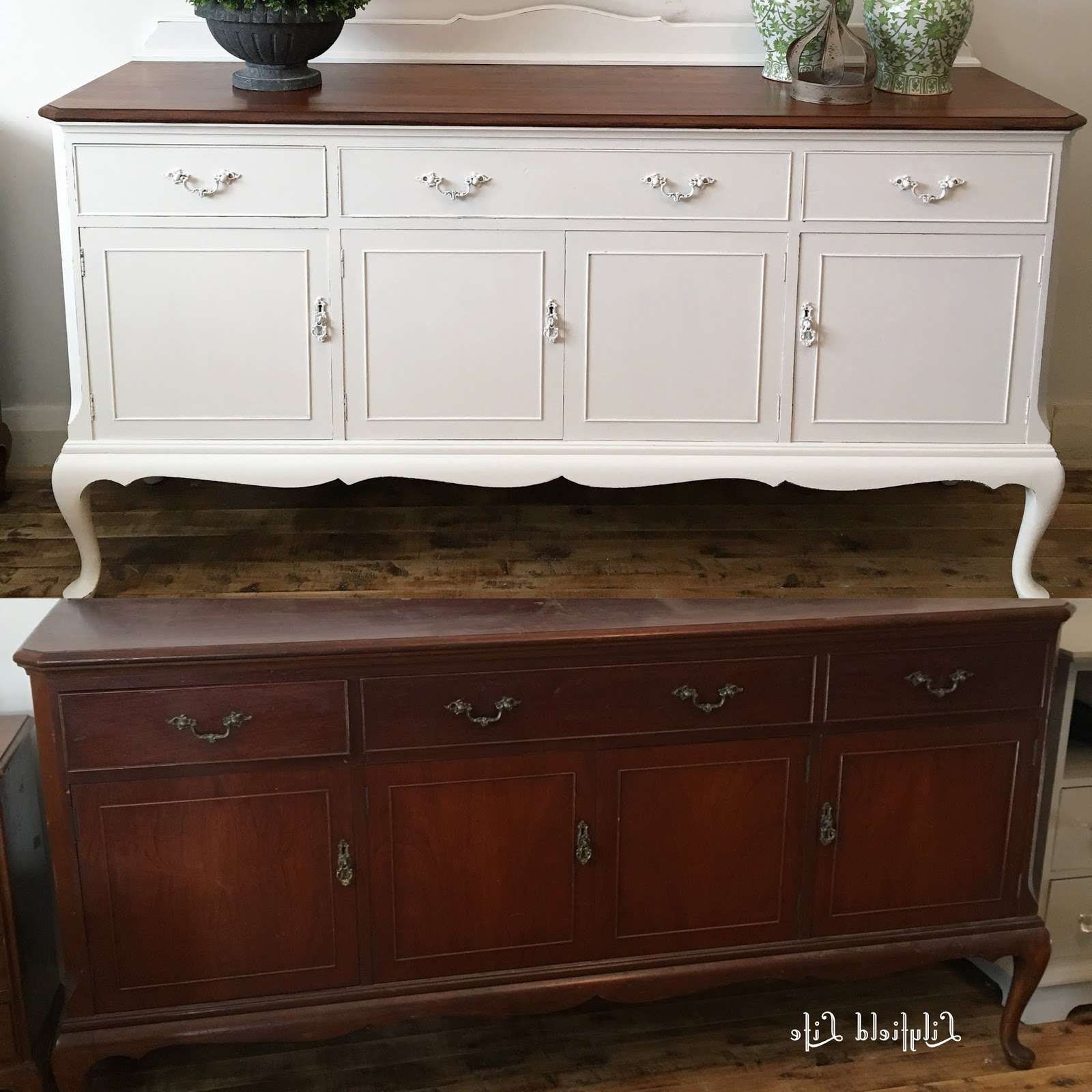 Lilyfield Life: French Provincial Sideboard – White And Timber For French Sideboards (View 17 of 20)