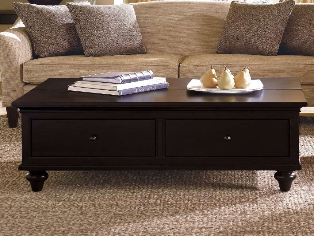 Living Room Table With Storage New Coffee Table Enchanting Dark With Regard To Most Popular Dark Brown Coffee Tables (View 12 of 20)
