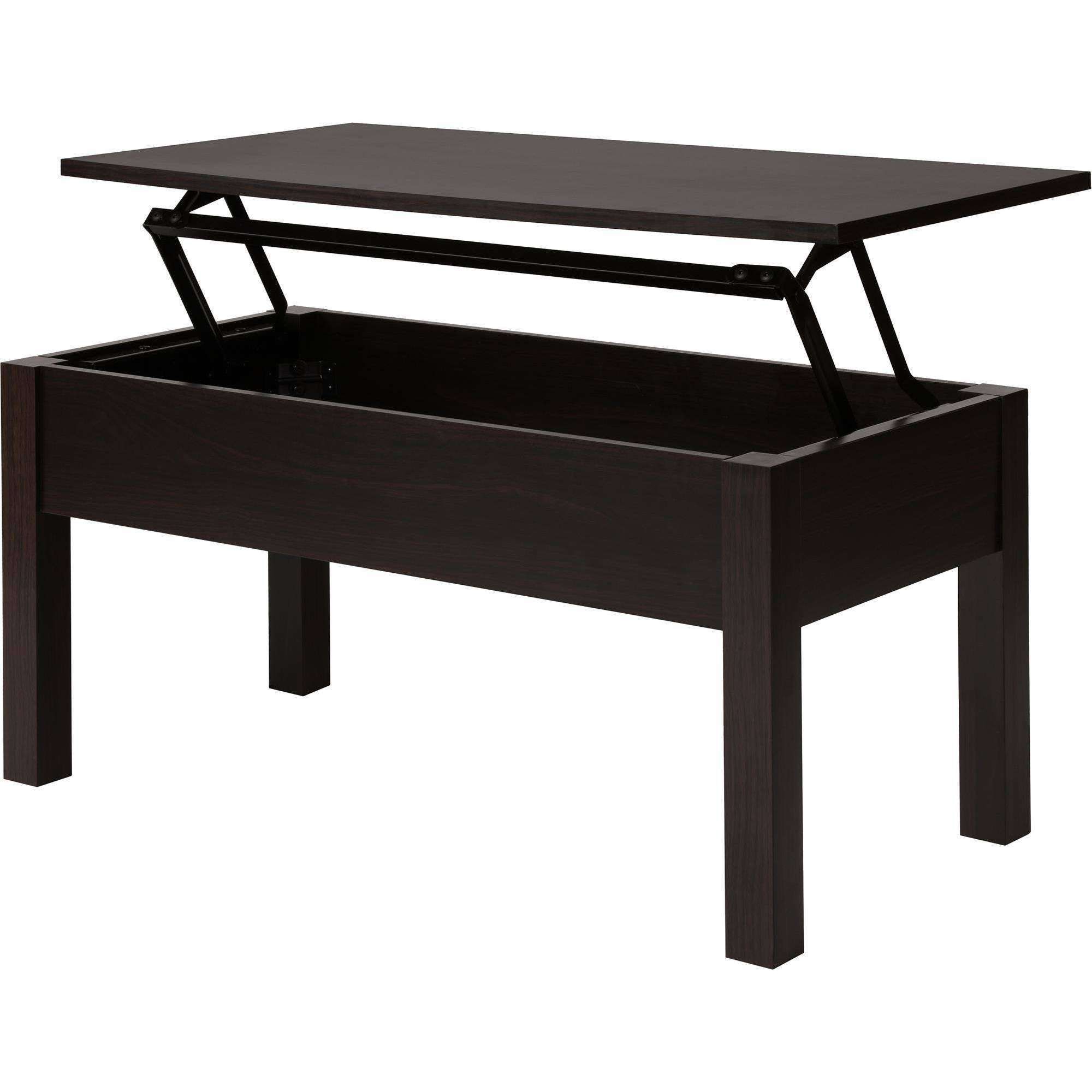 Mainstays Lift Top Coffee Table, Multiple Colors – Walmart Pertaining To Widely Used Coffee Tables With Raisable Top (View 2 of 20)