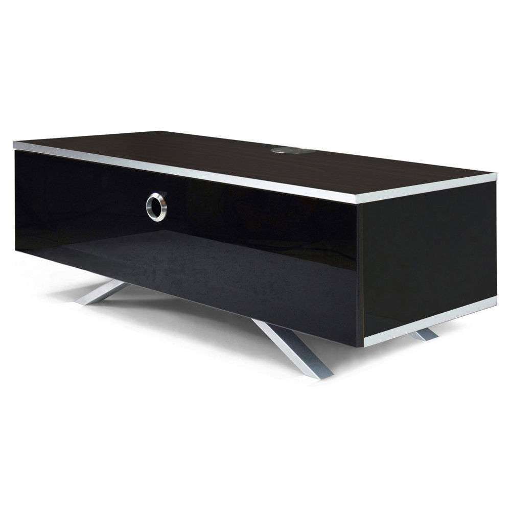 Mda Designs Cubic Hybrid Black Beam Thru 26" 52" Lcd/ Led/ Oled Tv Within Beam Thru Tv Cabinets (View 6 of 20)