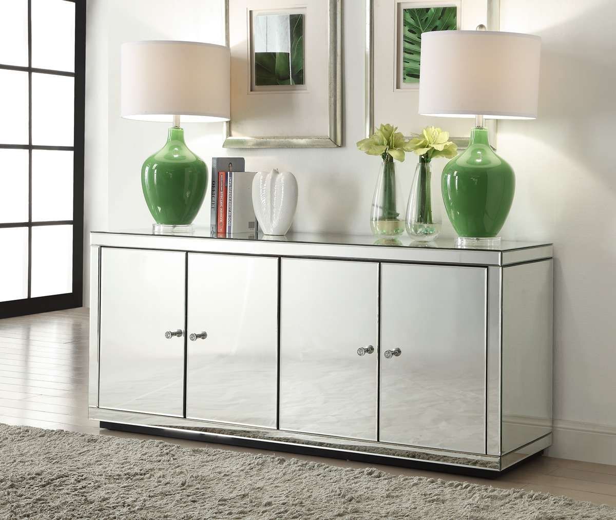 Mirrored Sideboard Or Buffet Unit In Mirrored Sideboards (View 17 of 20)