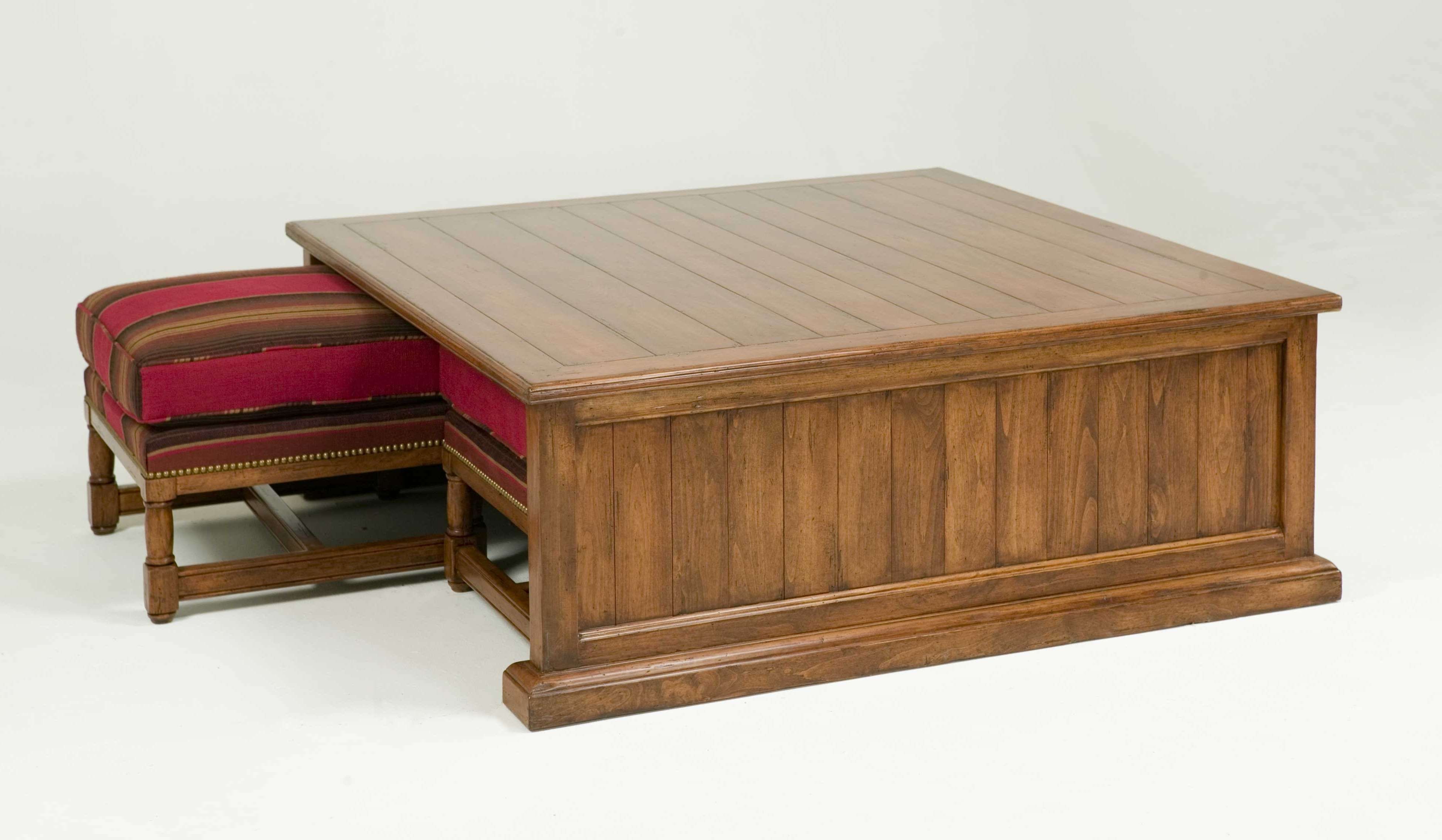 Modern Square Coffee Table With Storage With Trendy Espresso Regarding Most Recently Released Square Coffee Tables With Drawers (View 13 of 20)
