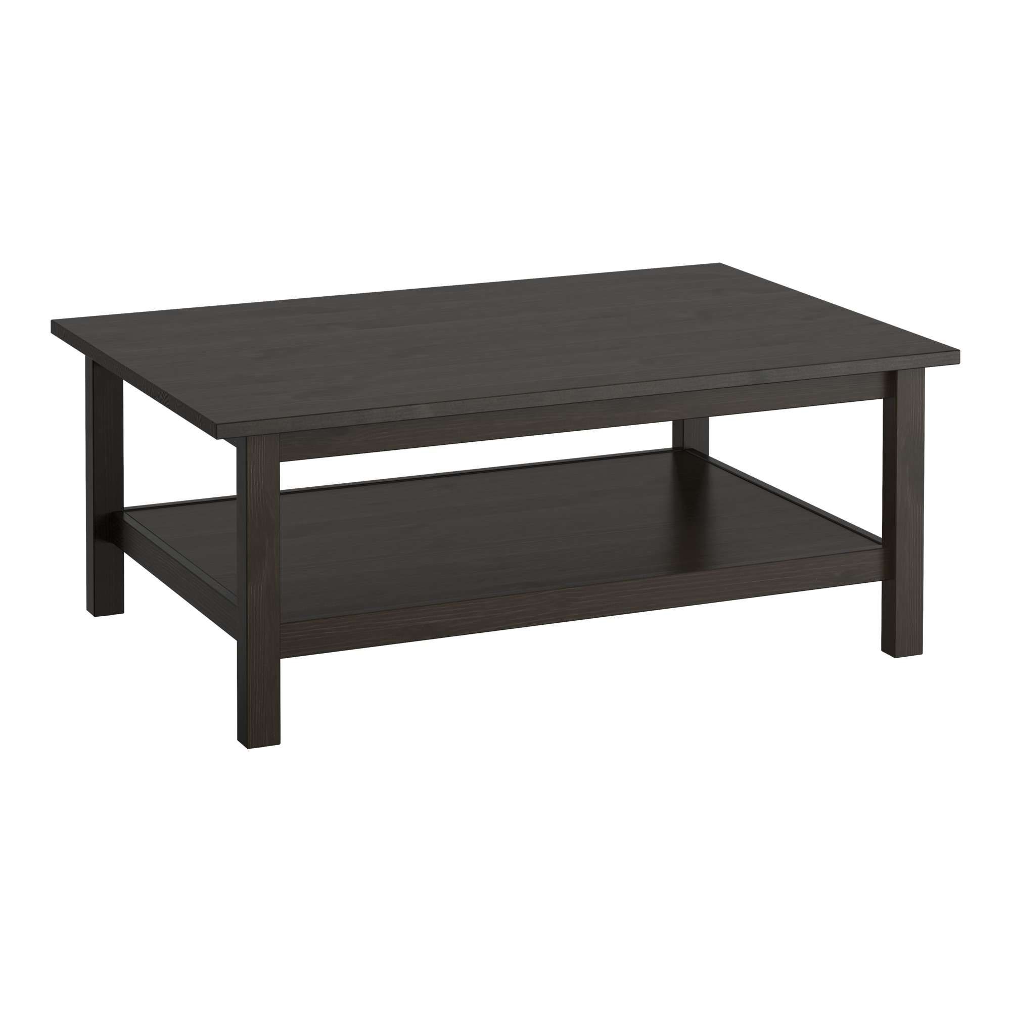 Most Popular Dark Coffee Tables Throughout Hemnes Coffee Table – White Stain – Ikea (View 2 of 20)