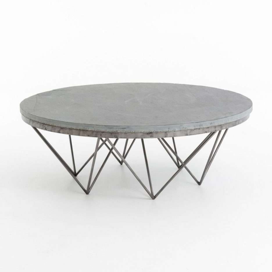Most Popular Large Round Low Coffee Tables With Coffee Tables : Attractive Round Coffee Table With Shelf Mirrored (View 16 of 20)