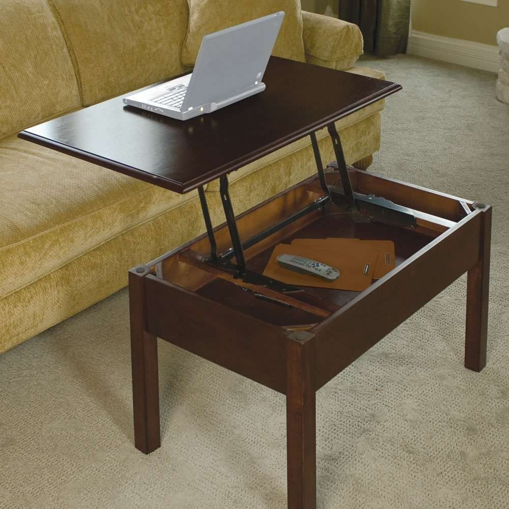 Most Recently Released Dining Coffee Tables Within The Convertible Coffee Table – Hammacher Schlemmer (View 1 of 20)