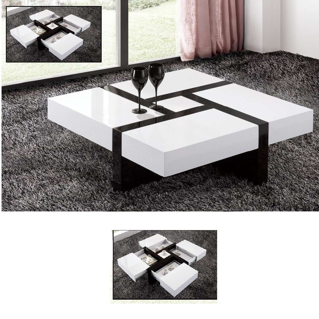 Newest High Gloss Coffee Tables Inside Extendable High Gloss Coffee Table – Fif Blog (View 14 of 20)