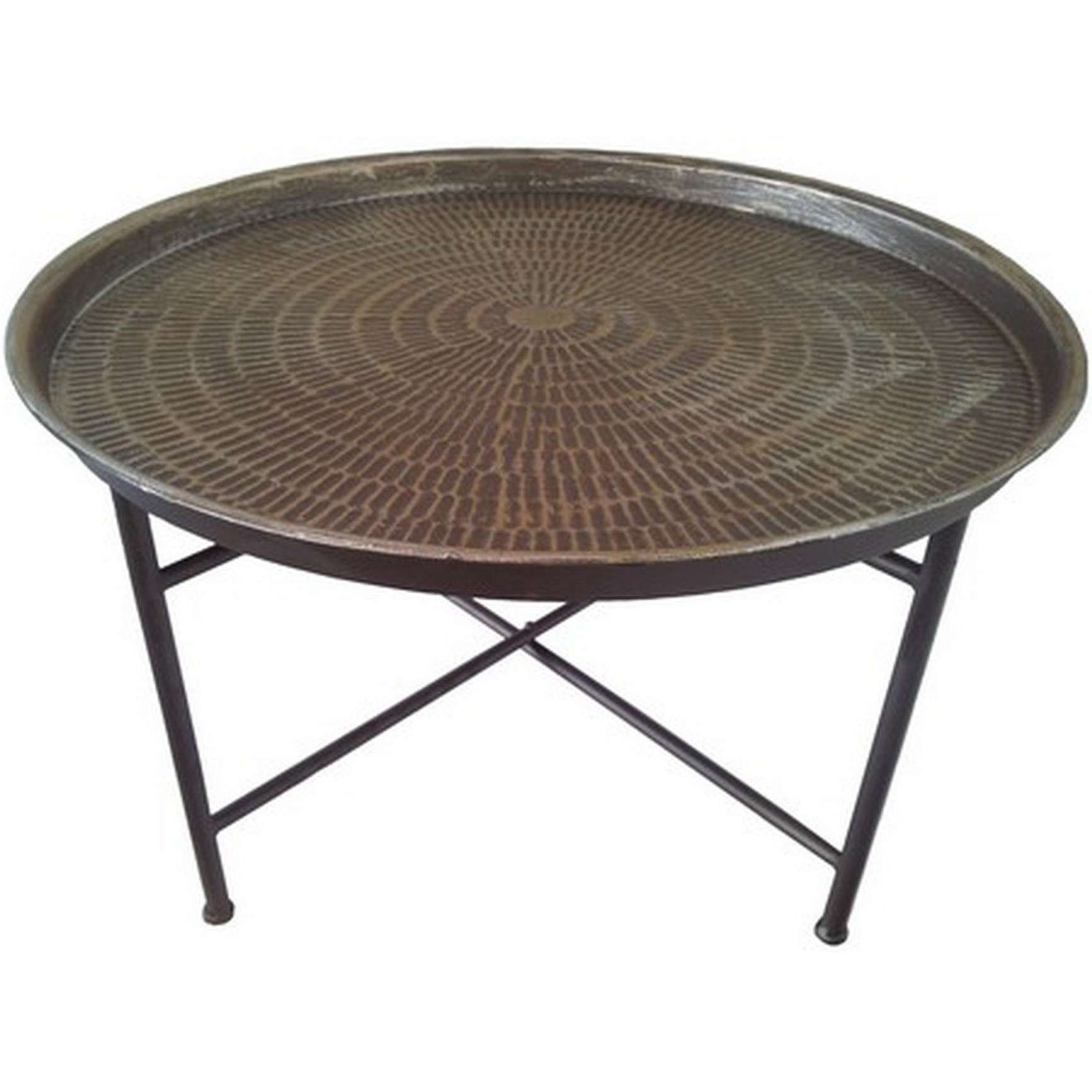 Newest Metal Round Coffee Tables With Coffee Table : Wonderful Glass Living Room Table Black And White (View 1 of 20)