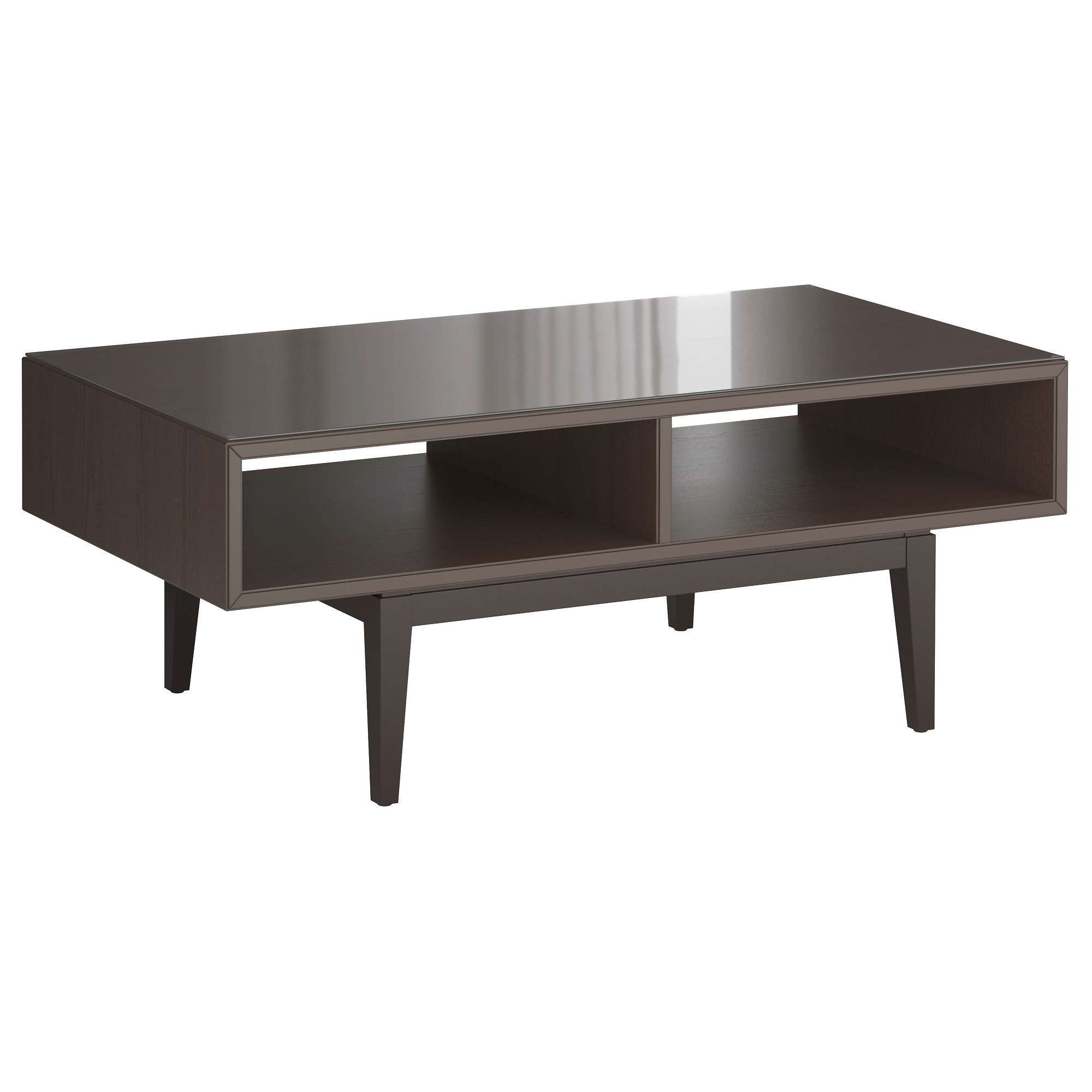 Newest Round High Gloss Coffee Tables Regarding Coffee Table : Magnificent Brown Coffee Table Wood And Metal (View 17 of 20)