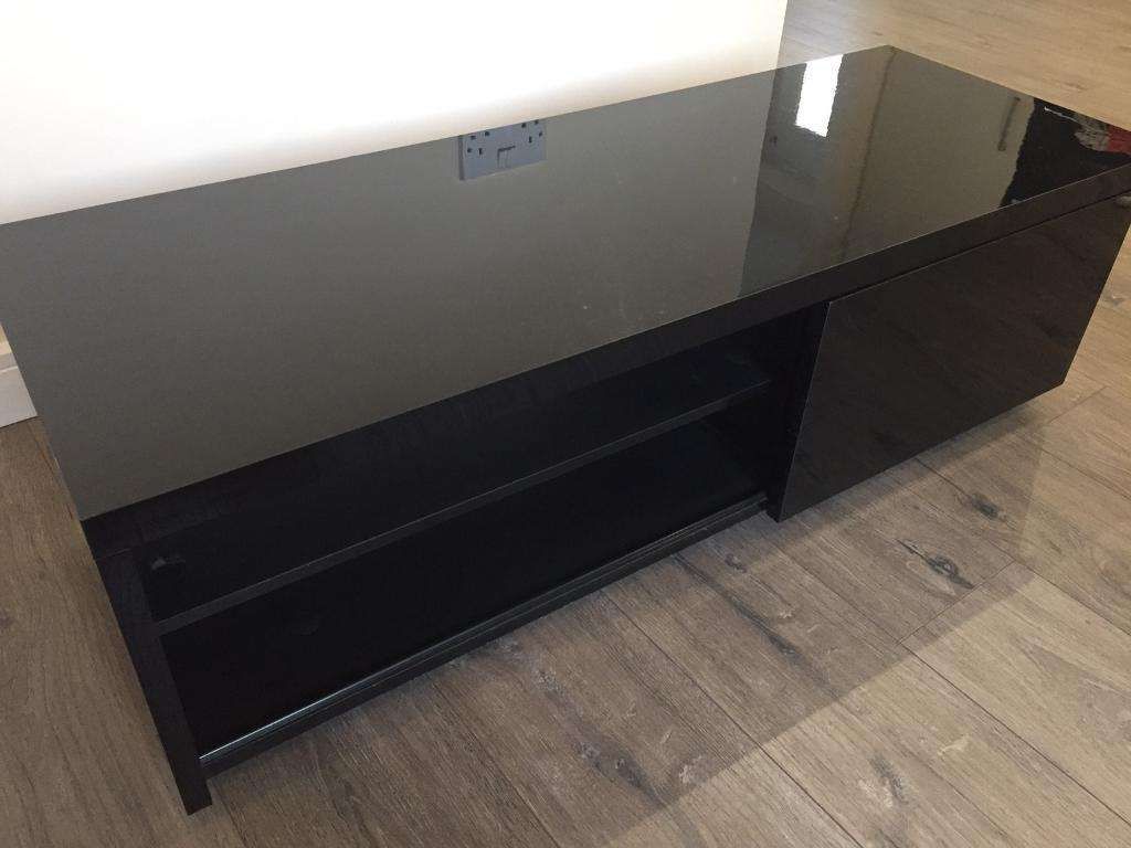 Next Black Gloss Tv Unit | In Rogerstone, Newport | Gumtree With Black Gloss Tv Cabinets (View 9 of 20)