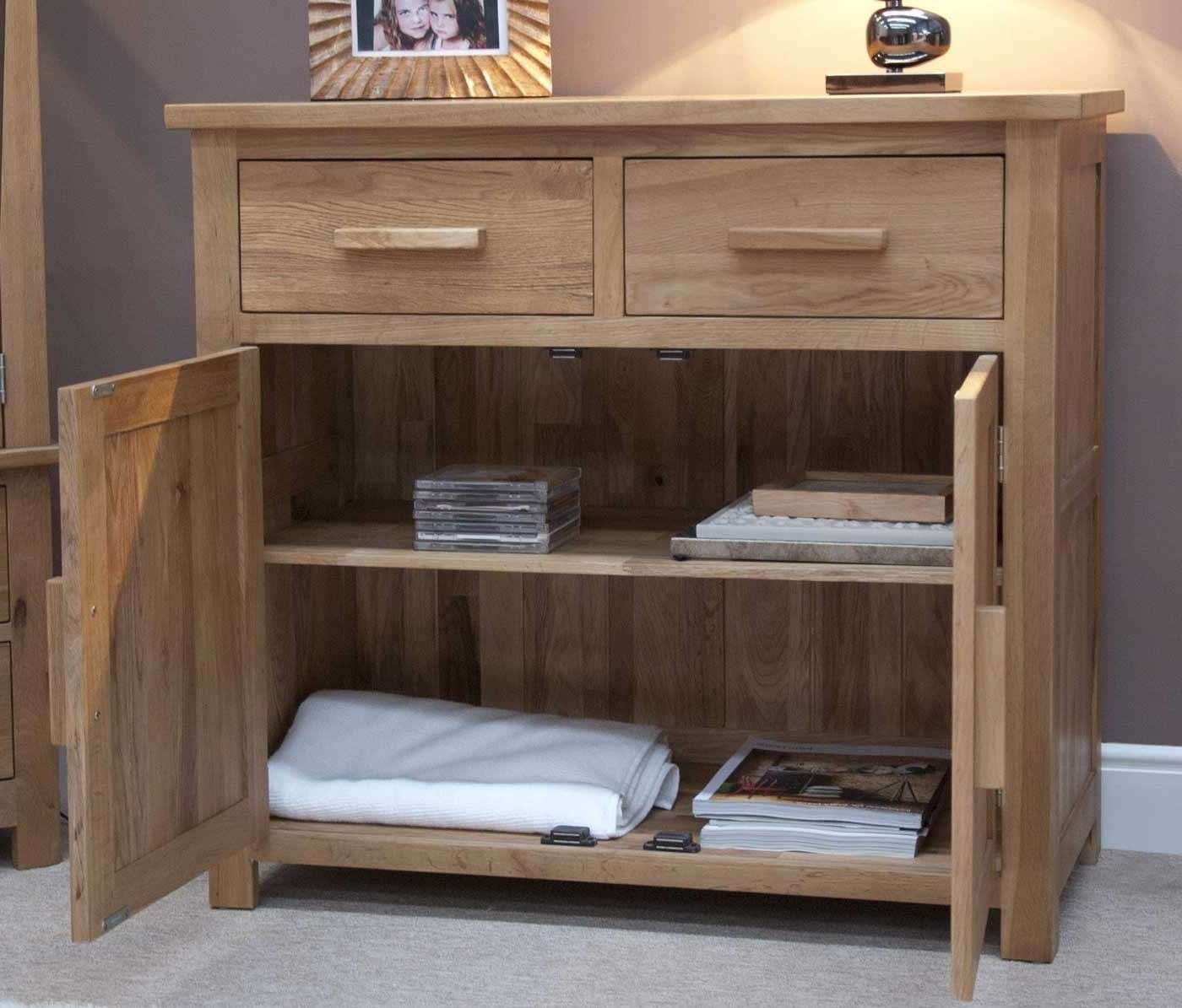 Opus Oak Small Sideboard | Modern Oak Small Sideboard | Furniture With Regard To Small Sideboards (Gallery 19 of 20)