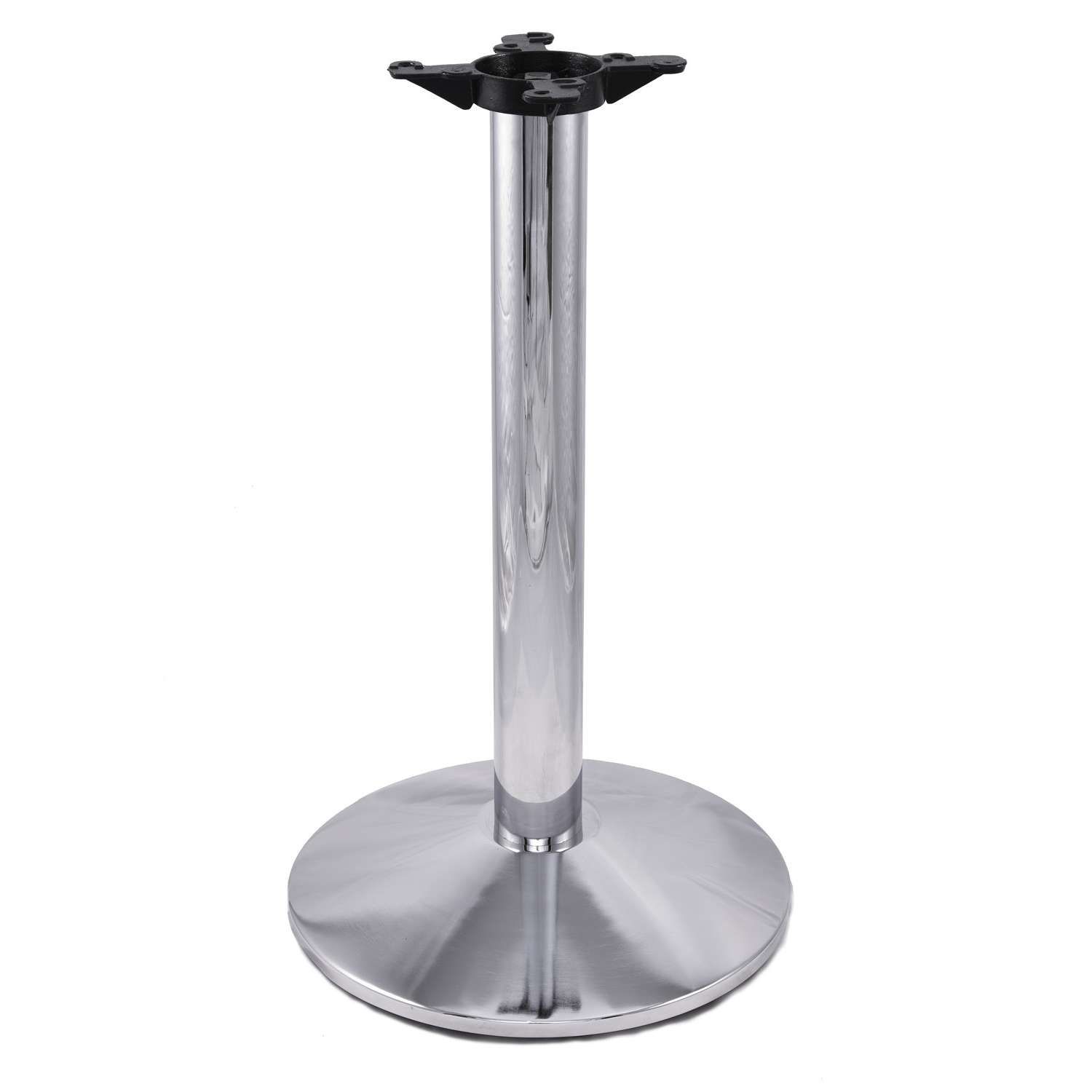 Popular Chrome Coffee Table Bases Inside Cr17 Chrome Table Base – Cr Series Table Bases – Table Bases (Gallery 20 of 20)