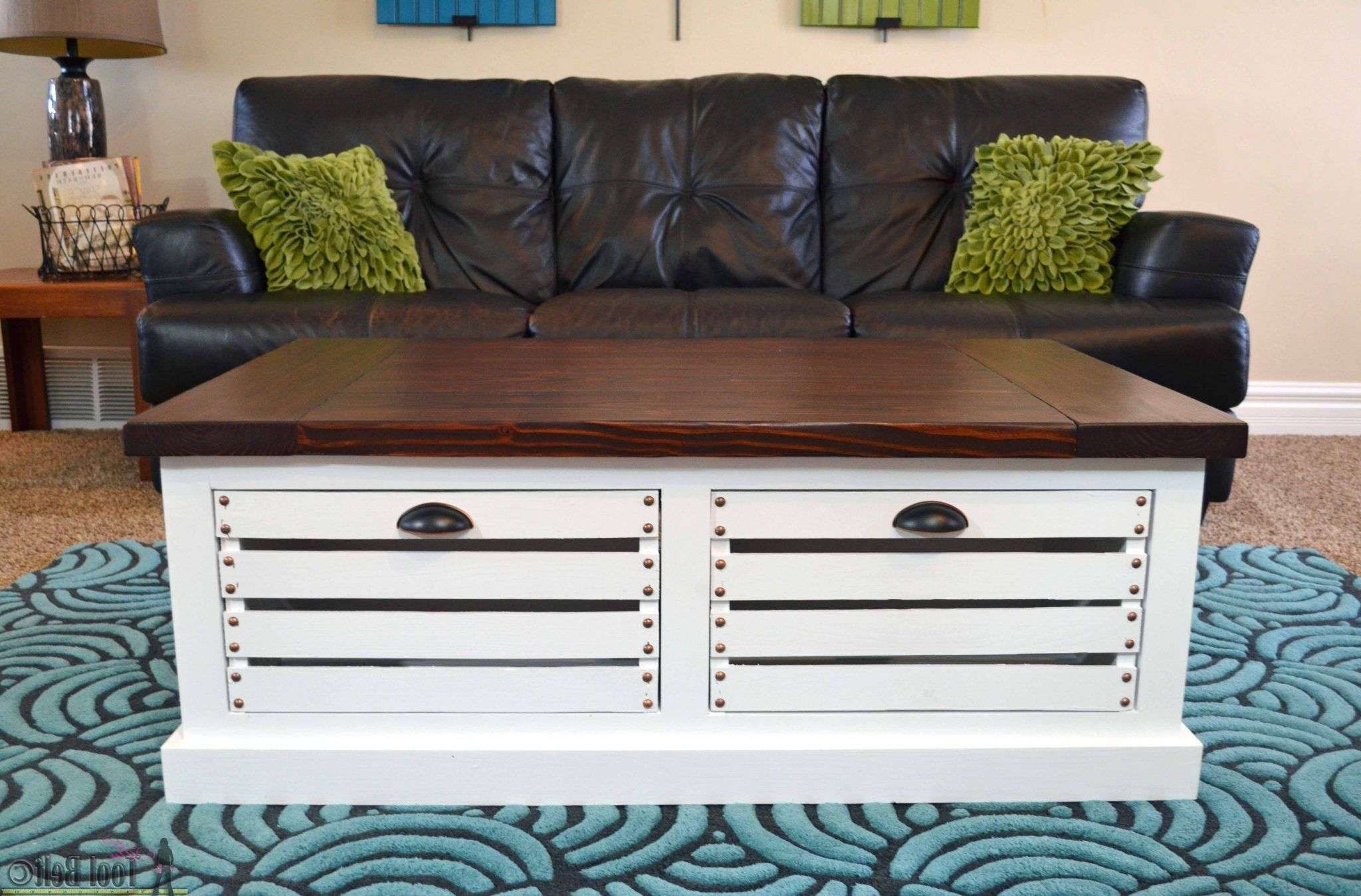 Popular Storage Coffee Tables For 19 Free Coffee Table Plans You Can Diy Today (View 12 of 20)