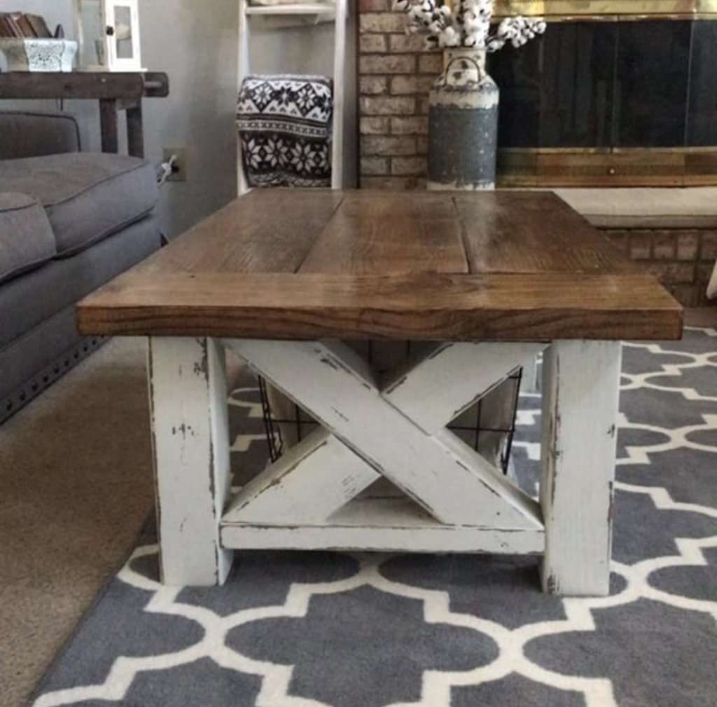 Recent Farmhouse Coffee Tables With Ana White (View 1 of 20)
