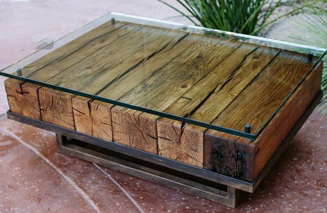 Recent Reclaimed Wood And Glass Coffee Tables Inside Rustic Wood Coffee Table Style : Choosing Rustic Wood Coffee Table (View 15 of 20)