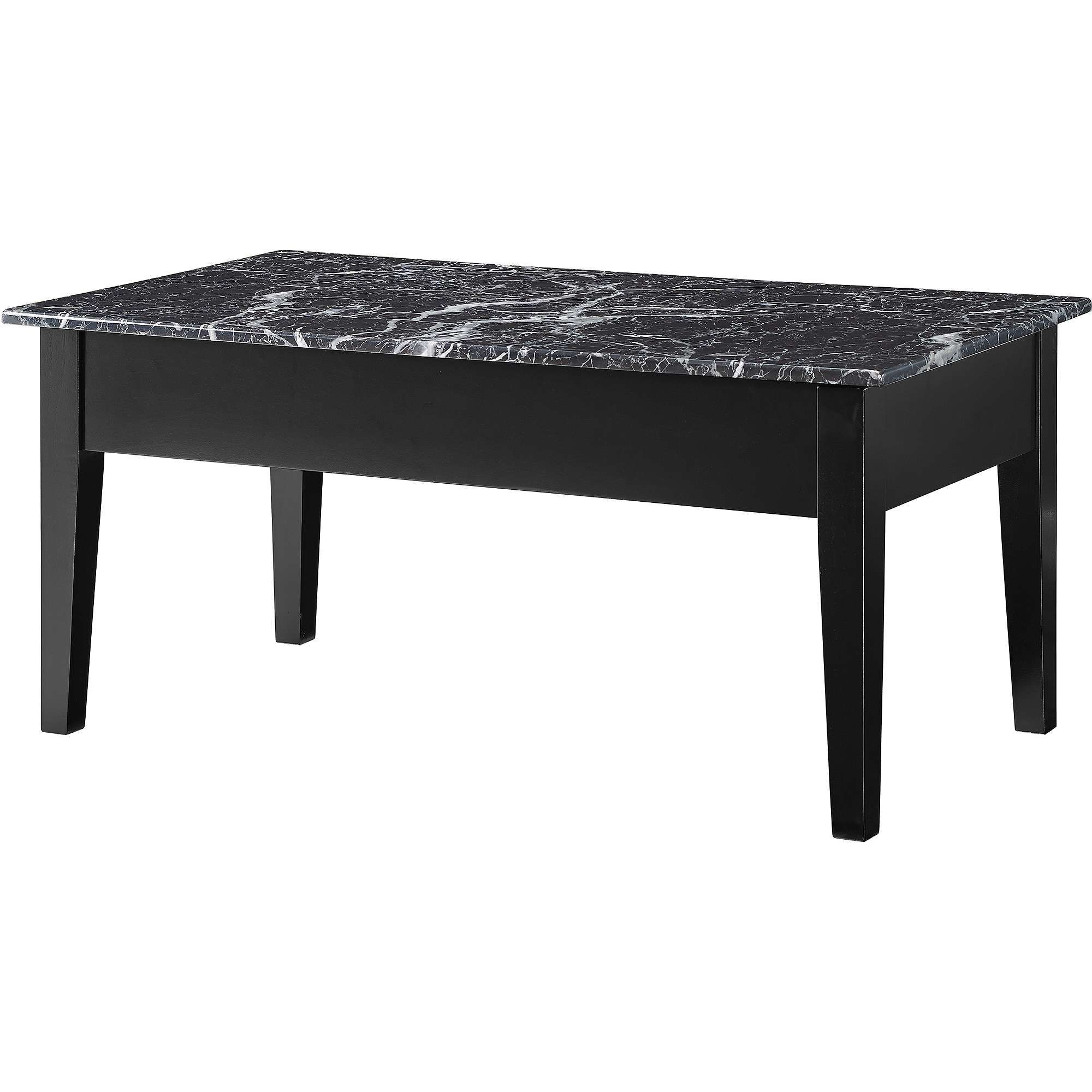 Recent Top Lifting Coffee Tables Throughout Dorel Living Faux Marble Lift Top Coffee Table – Walmart (View 7 of 20)