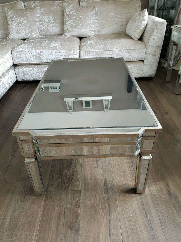 Rectangle Glass Top Coffee Regarding Most Recent Mirrored Coffee Tables (View 11 of 20)