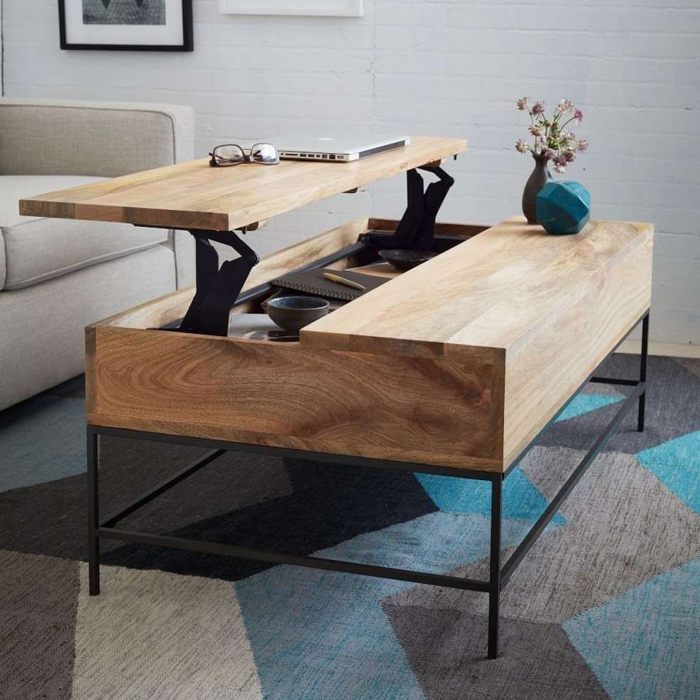 Rustic Storage Coffee Table Modern : Charming And Homely Rustic In Popular Storage Coffee Tables (View 1 of 20)