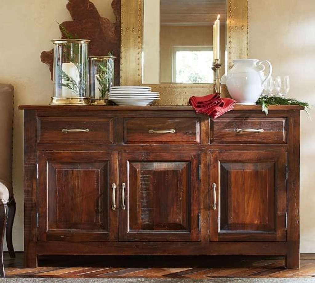Sideboard Bowry Reclaimed Wood Buffet | Pottery Barn Throughout Intended For Pottery Barn Sideboards (View 3 of 20)
